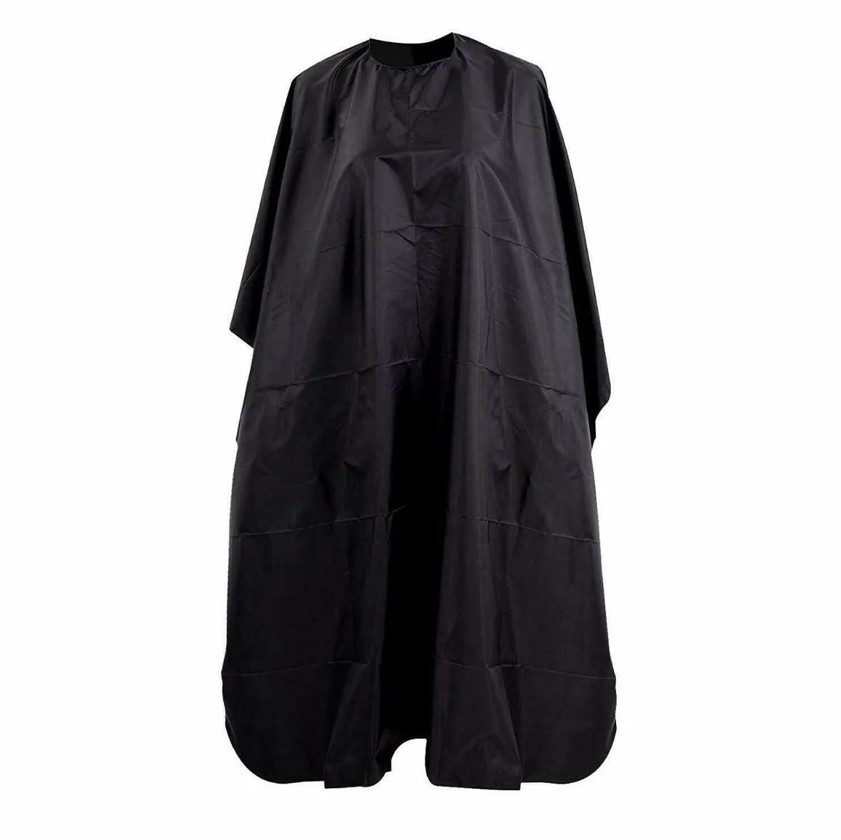 2 x Black Hairdressing Gown Cutting Cape Barbe Hairdresser Salon Equipment