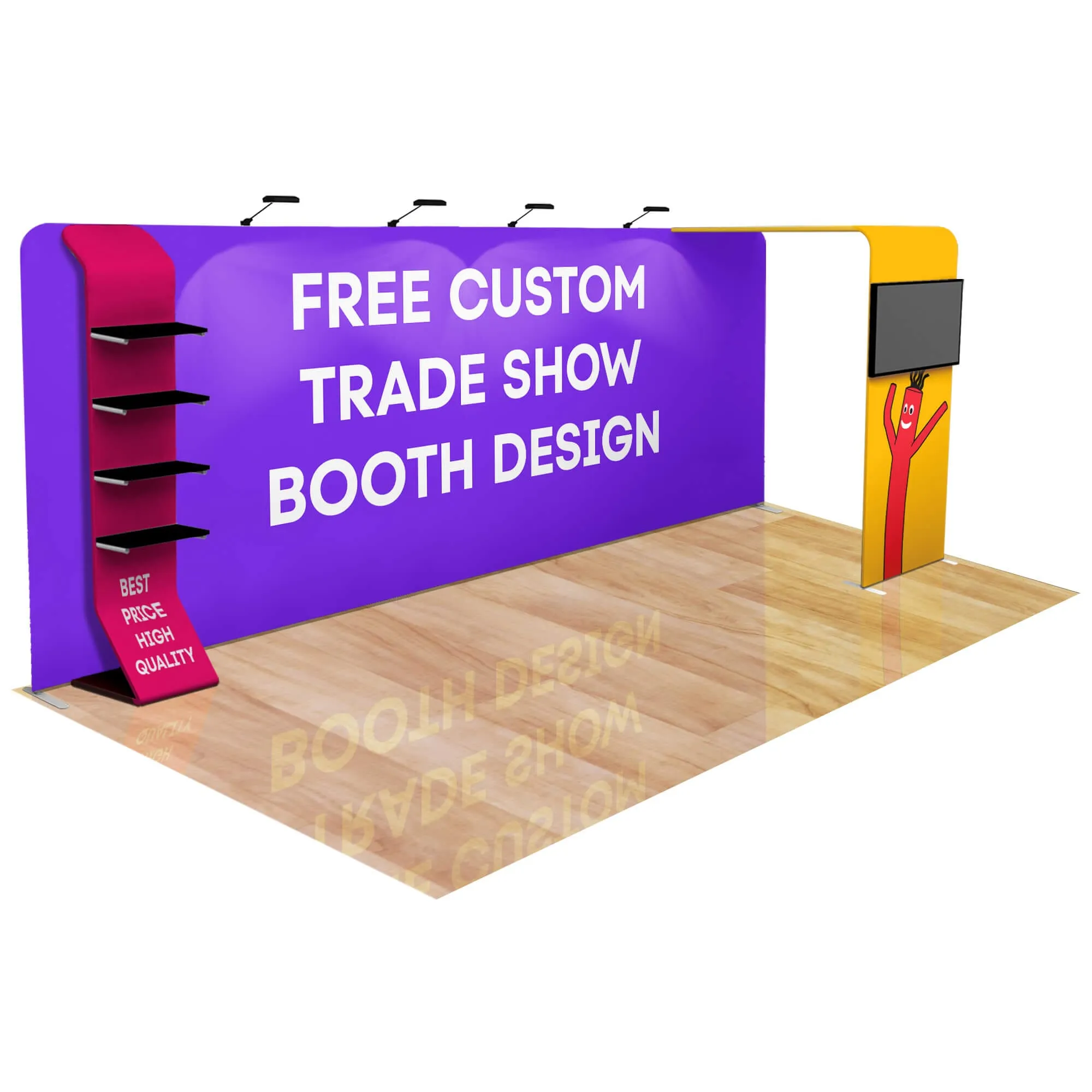 20ft Fastzip™ Custom Trade Show Booth Builder