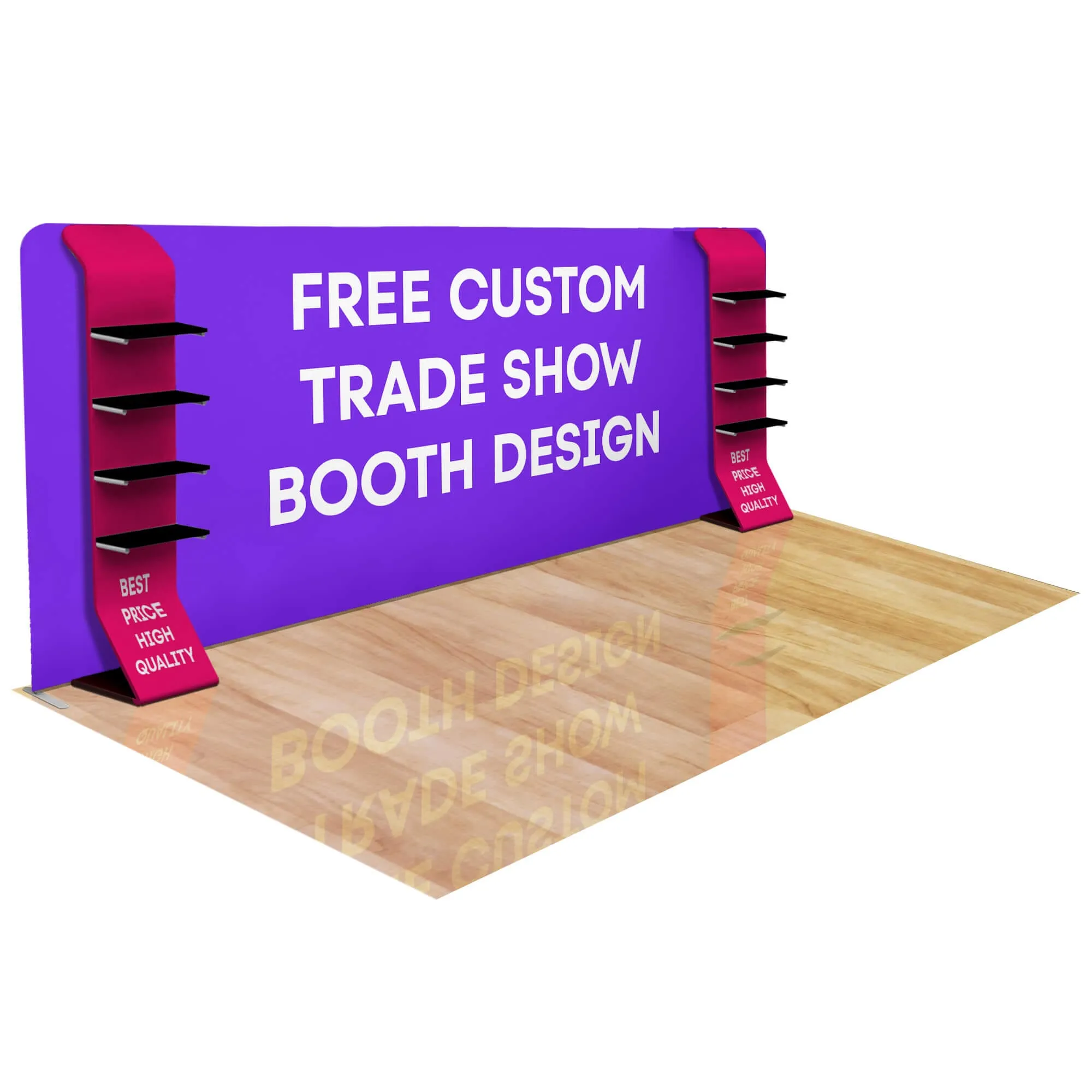 20ft Fastzip™ Custom Trade Show Booth Builder