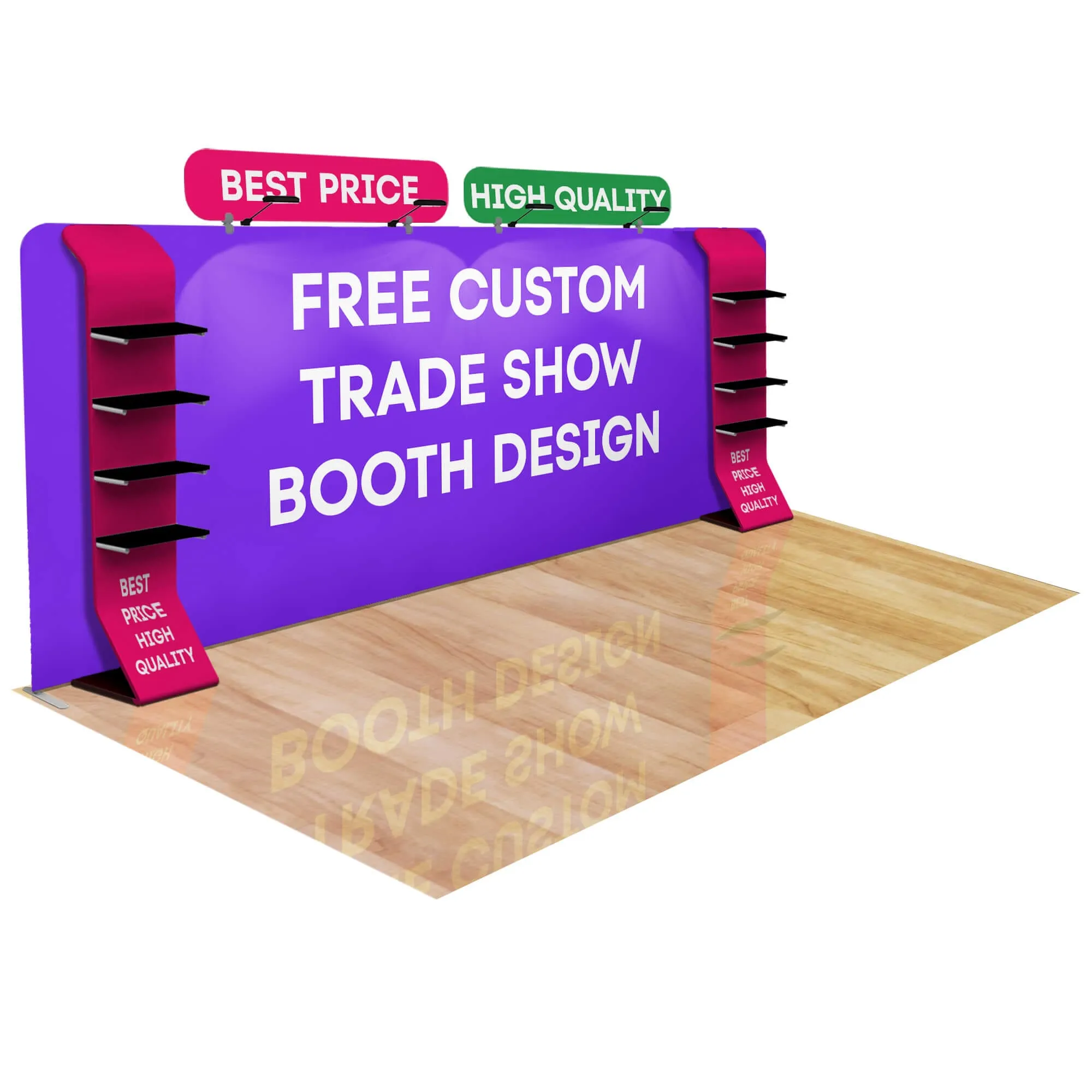 20ft Fastzip™ Custom Trade Show Booth Builder