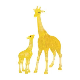 3D Crystal Puzzle - Giraffe and Baby: 38 Pcs