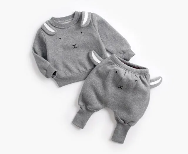 Animal Printed 2-Piece Sweatshirt Set