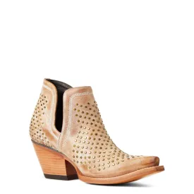 Ariat Women's Dixon Studs Tan Western Bootie 10038382