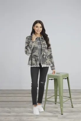 Banks Grey Camo Jacket