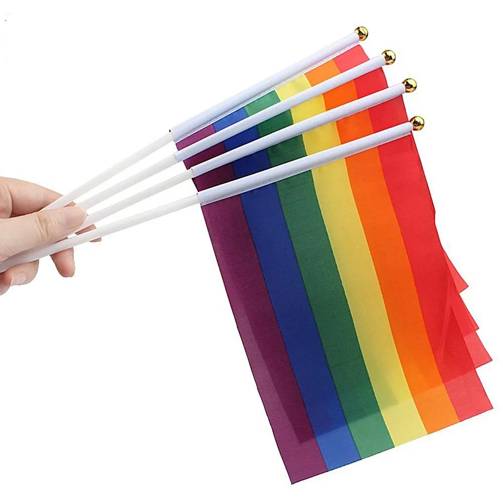 Bonky Rainbow Hand Flag