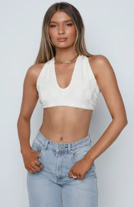 Bradley Crop Top White