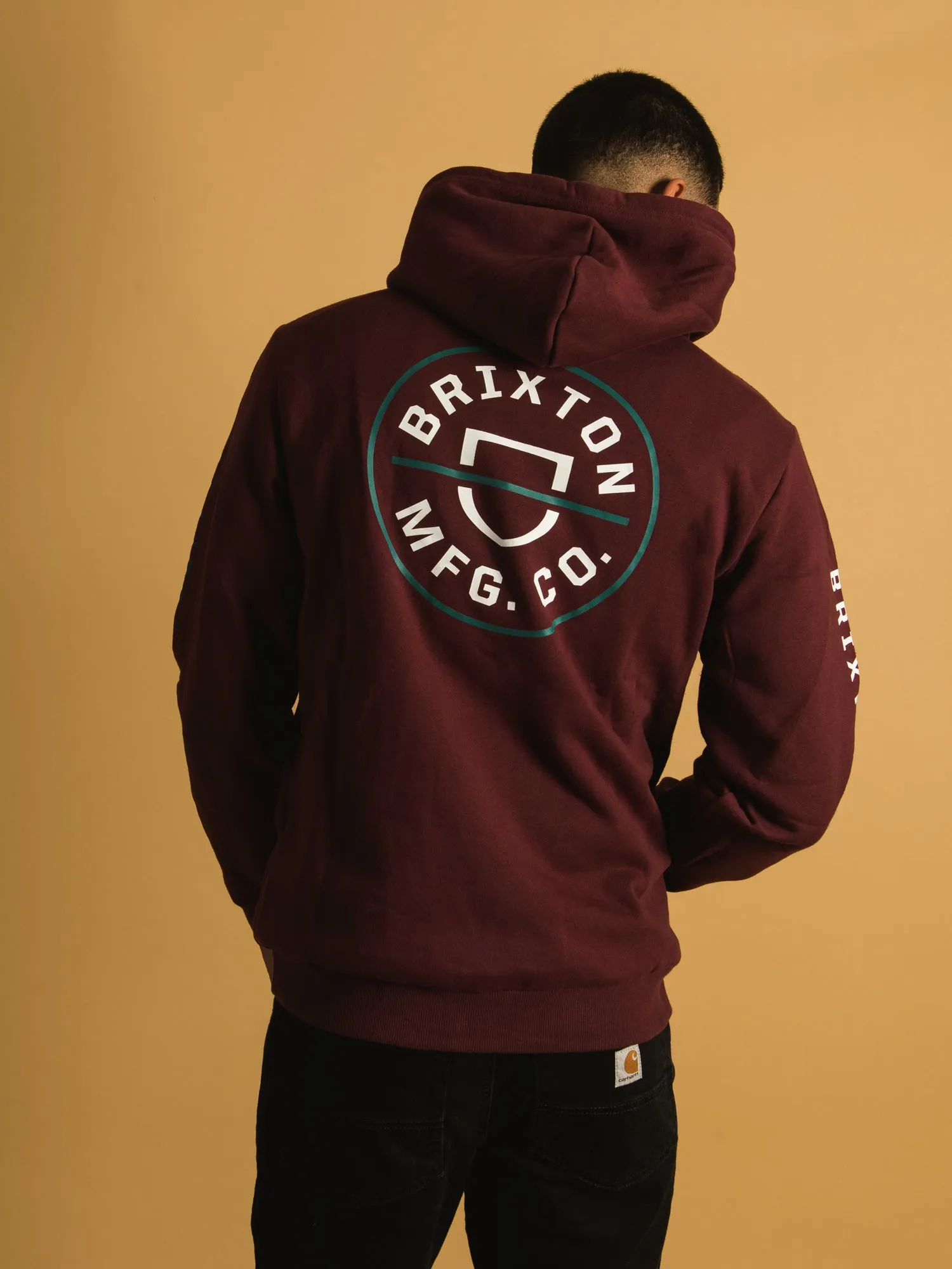 BRIXTON CREST PULLOVER HOODIE - CLEARANCE