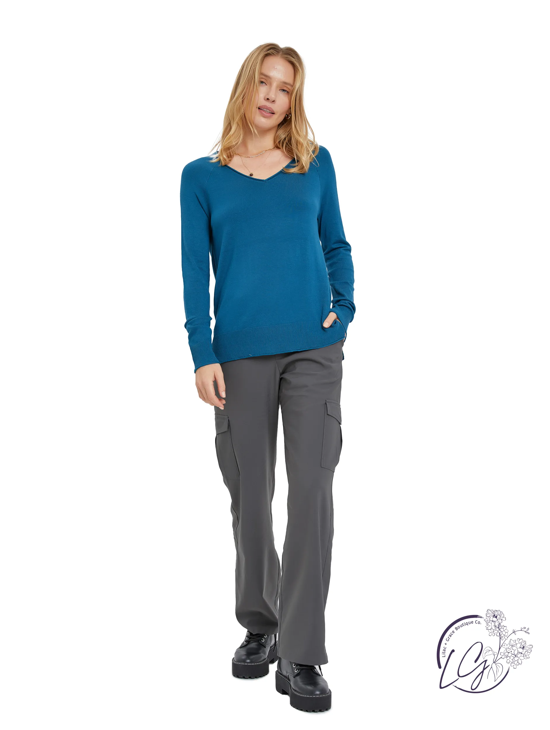 Chic Comfort V-Neck Sweater