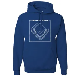 Connie Mack Pullover Hoodie | Connie Mack Stadium Royal Blue Pullover Hoodie