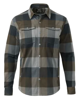 Field Flannel Fleece Shirt Jacket | Vias Plaid