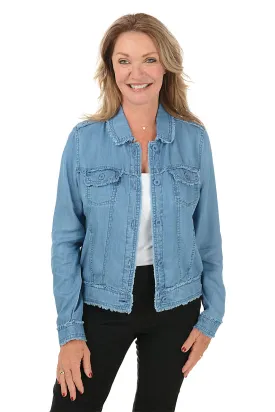 Frayed Denim Jacket