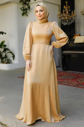 Golden Hour Shimmer Gown