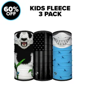 Kids Fleece Face Shields® 3 Pack