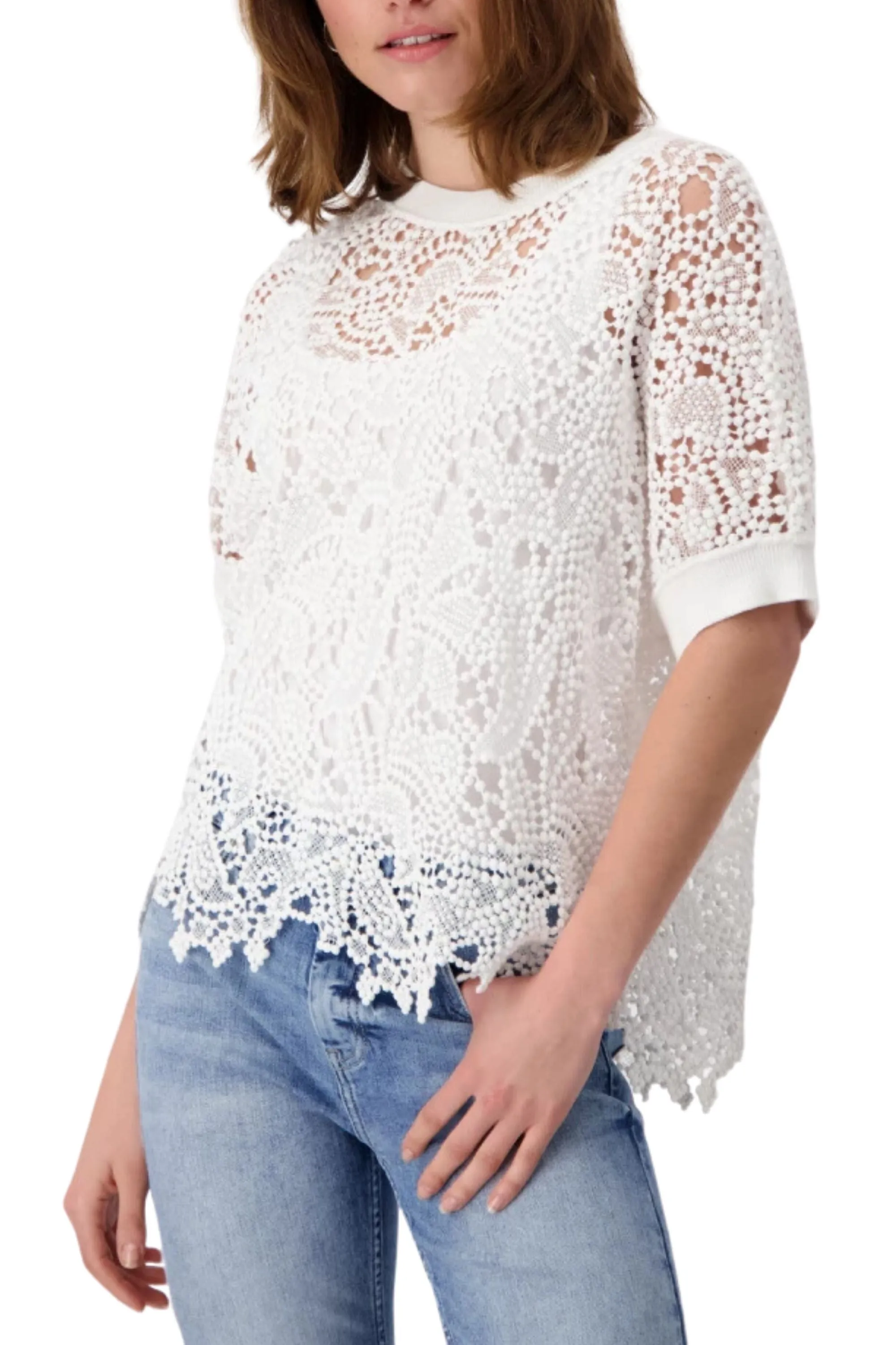 LACE TOP - 408895MNR