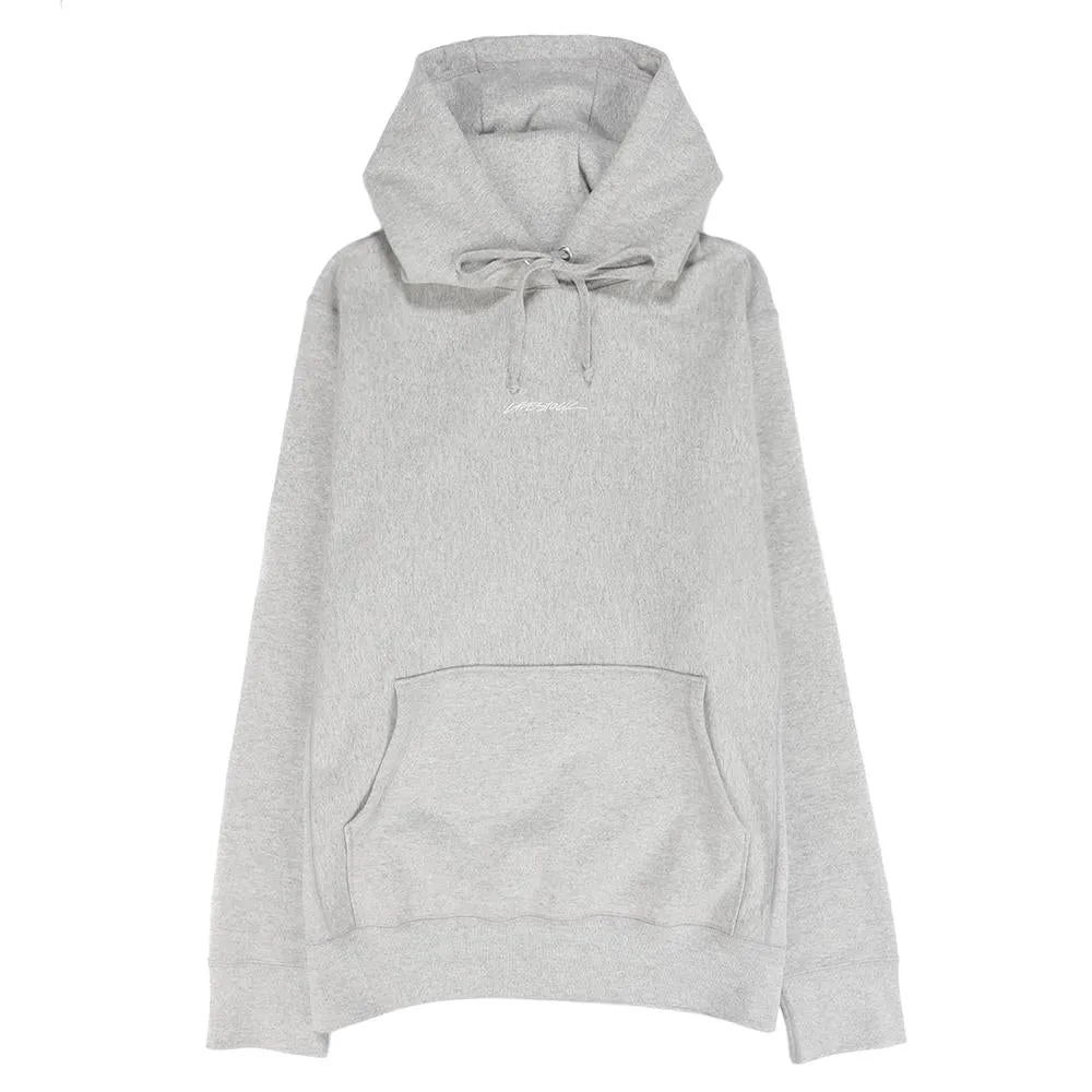 Livestock 400 GSM Embroidered Pullover Hoodie / Heather Grey