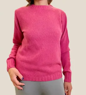 Maglione Girocollo - Fucsia