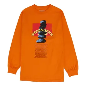 Pleasures Stoner Long Sleeve T-shirt / Orange