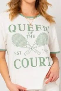 QUEEN OF THE COURT TEE