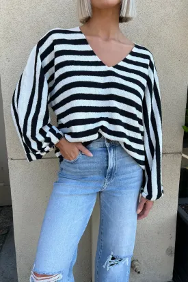 SHORE STRIPED SWEATER