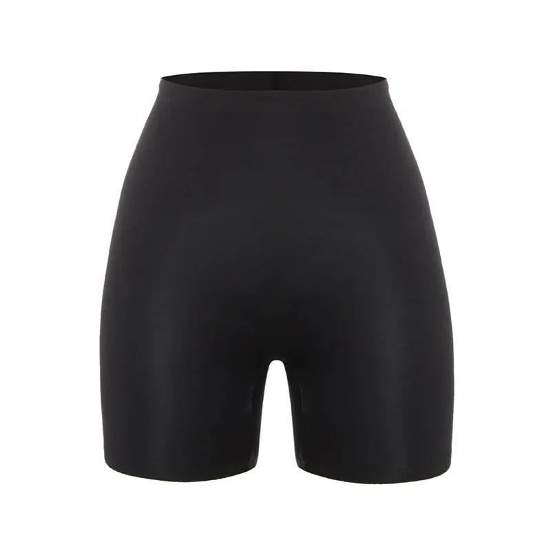 Women's Safety Slip Shorts Under Skirt Seamless Anti Chafing Boxer High Waist Boyshorts Anti-emptied Panties Yoga Short Pants